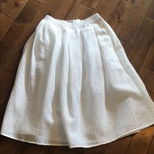 AX white skirt